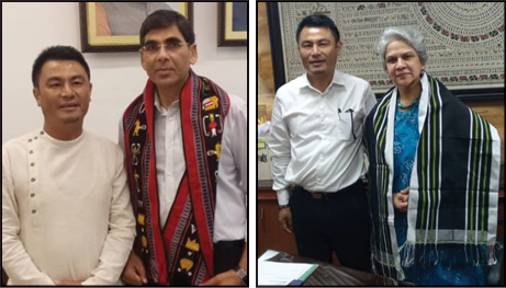 Er. Neikha meet Ministry of Youth Affairs & Sports officials in Delhi